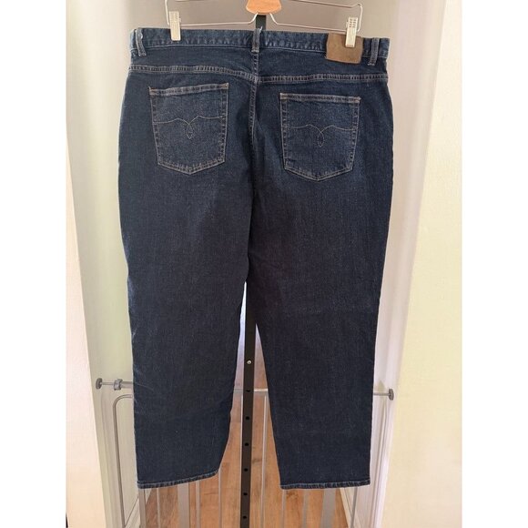 EUC Lauren Jeans Co. Womens Premium 18W Blue Denim Straight-Leg Stretch Jeans - Picture 2 of 7